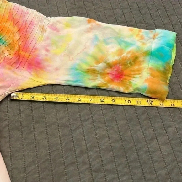 Up-cycled, tie dyed, VICI top. - Picture 6 of 7